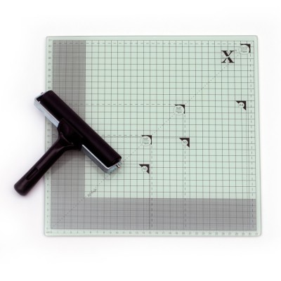 TABLA DE CORTE DE VIDRIO 30 X 30 CM. CON RODILLO XCUT - XCUT-ARTWAY