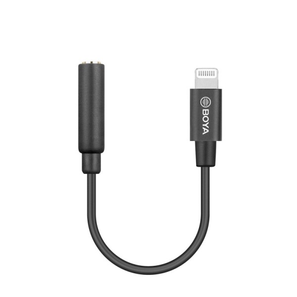 CABLE TRRS HEMBRA A LIGTHING (IPHONE) 6 CM. BOYA - BYK3