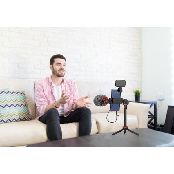 YOUTUBER / LIVE STREAMER VLOG 2 BYVG350 TRIPODE CON ACCESORIOS PARA GRABACIÓN Y PUBLICACIÓN DE VIDEO BOYA - BYVG350