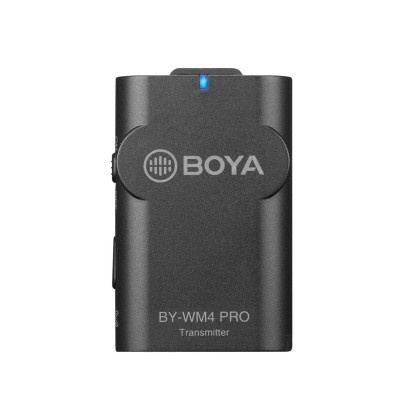 MICRÓFONO LAVALIER INALÁMBRICO WM4 PRO KIT 1TX + 1RX BOYA - BYWM4PROK1