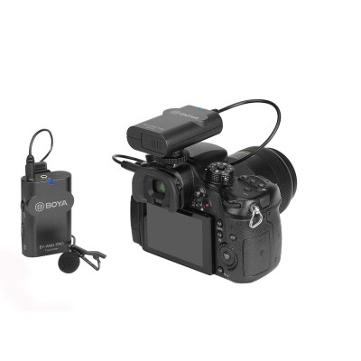 MICRÓFONO LAVALIER INALÁMBRICO WM4 PRO KIT 1TX + 1RX BOYA - BYWM4PROK1