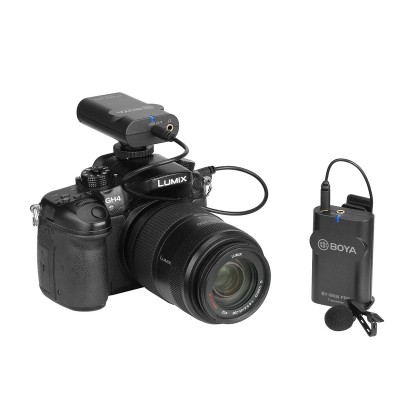 MICRÓFONO LAVALIER INALÁMBRICO WM4 PRO KIT 1TX + 1RX BOYA - BYWM4PROK1