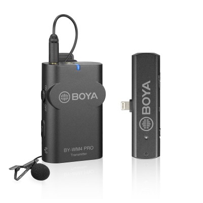 MICRÓFONO INALÁMBRICO WM4 PRO KIT  1TX + 1 RX TIPO USB-C BOYA - BYWM4PROK5