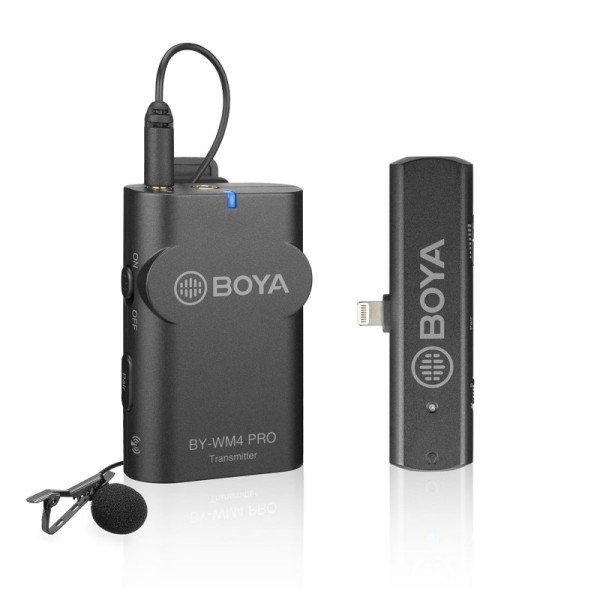MICRÓFONO INALÁMBRICO WM4 PRO KIT  1TX + 1 RX TIPO USB-C BOYA - BYWM4PROK5