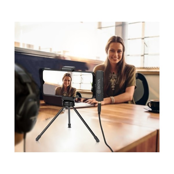 MICRÓFONO INALÁMBRICO WM4 PRO KIT  1TX + 1 RX TIPO USB-C BOYA - BYWM4PROK5