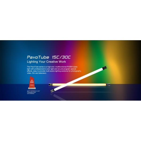 PAVOTUBE CON BATERÍA 30C KIT 2 UNIDADES NANLITE - NA1520082KIT