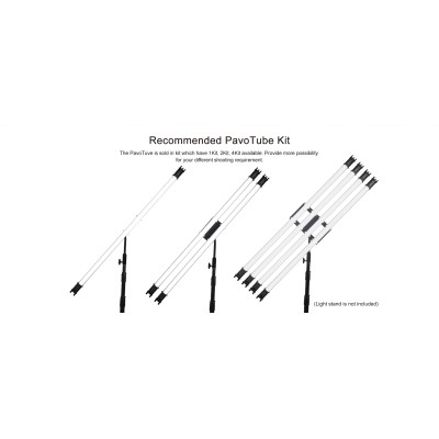 PAVOTUBE CON BATERÍA 30C KIT 2 UNIDADES NANLITE - NA1520082KIT