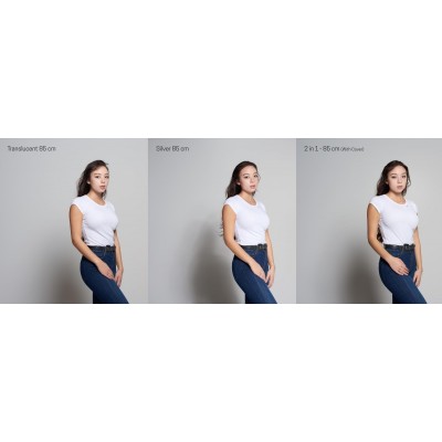 PARAGUAS PARA FLASH PORTALITE 85 CM. TRANSLÚCIDO ELINCHROM - EL26351