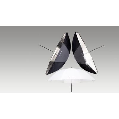 PARAGUAS SHALLOW PLATA 105 CM. ELINCHROM - EL26348