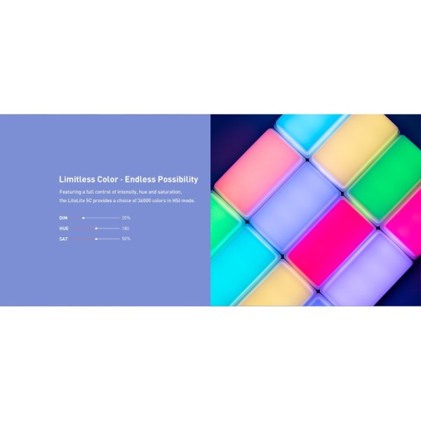 ANTORCHA LED LITOLITE 5C RGBWW NANLITE- NA152018