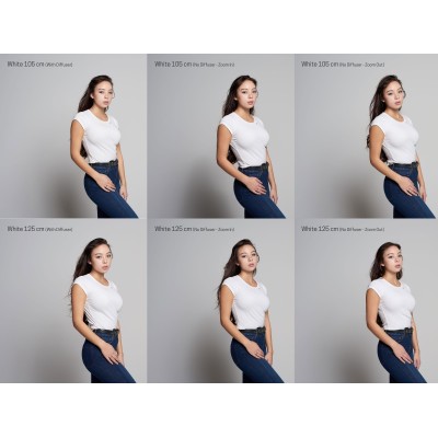 PARAGUAS DEEP BLANCO 105 CM. ELINCHROM - EL26356