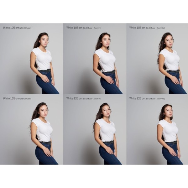 PARAGUAS DEEP BLANCO 125 CM. ELINCHROM - EL26357