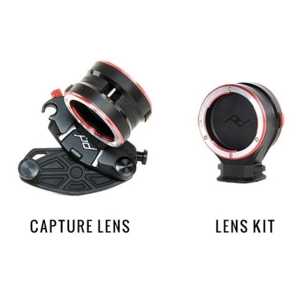 SOPORTE PARA 2 ÓPTICAS LENS KIT PARA TODOS LOS CAPTURE PEAK DESIGN - LKC1/ LKN1/ LKS1