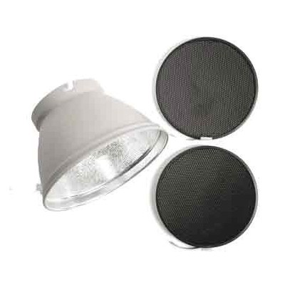 REFLECTOR 21 CM. CON 2 NIDOS DE ABEJA KIT BÁSICO ELINCHROM - EL26049