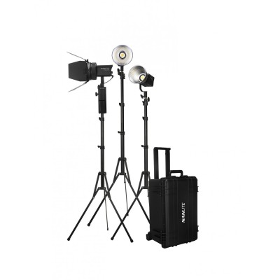 FOCOS LED FORZA 60 KIT 3 UNIDADES CON ACCESORIOS NANLITE- NA1220223KIT