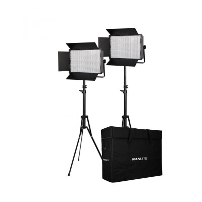 PANEL LED CN-1200SA LUZ DIA CON ALETAS KIT 2 LUZ LED NANLITE - NA1220172KIT