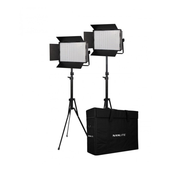 PANEL LED CN-1200SA LUZ DIA CON ALETAS KIT 2 LUZ LED NANLITE - NA1220172KIT