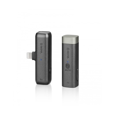 MICRÓFONO INALÁMBRICO 2.4GHZ PARA DSLRS Y IPHONE BOYA - BYWM3D
