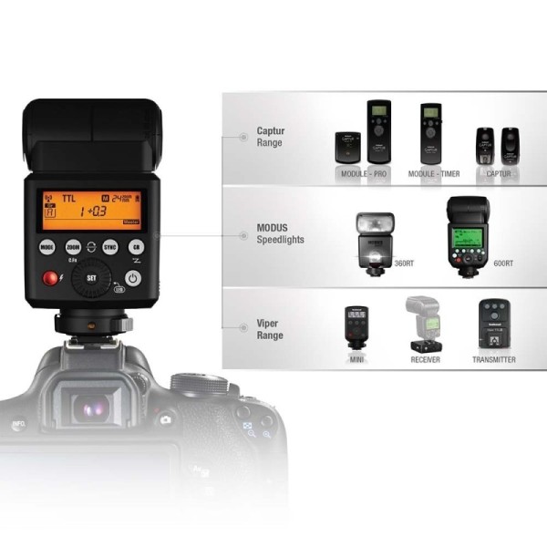 FLASH CAMARA TRANSCEPTOR MODUS 600RT MARK II HÄHNEL- HI10052110/  HI10052120