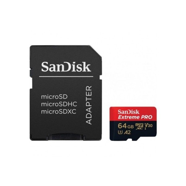 TARJETA MICRO SD XC EXTEREMEPRO 64 GB 170MB/S SANDISK- 183520