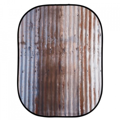 FONDO PLEGABLE DOBLE CARA 1.5 X 2.1 M CORREGATED / METAL MANFROTTO - LLLB5712