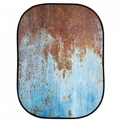 FONDO PLEGABLE DOBLE CARA SERIE URBAN RUSTY METAL / PLASTER WALL 1.5 X 2.1M MANFROTTO - LLLB5713