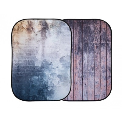 FONDO PLEGABLE DOBLE CARA SERIE URBAN MURO ABANDONADO/ VALLA DE MADERA 1.5 X 2.1M MANFROTTO - LLLB5715