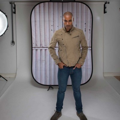 FONDO PLEGABLE DOBLE CARA METAL TEXTURA ÓXIDO / CONTAINER 1,5 X 2,1M MANFROTTO - LLLB5718