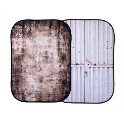 FONDO PLEGABLE DOBLE CARA METAL TEXTURA ÓXIDO / CONTAINER 1,5 X 2,1M MANFROTTO - LLLB5718