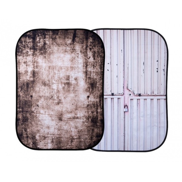 FONDO PLEGABLE DOBLE CARA METAL TEXTURA ÓXIDO / CONTAINER 1,5 X 2,1M MANFROTTO - LLLB5718