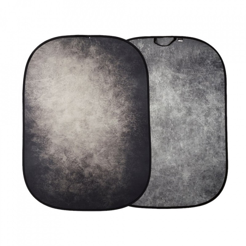 FONDO PLEGABLE DOBLE CARA SMOKE/ CONCRETE 1.5 X 2.1M MANFROTTO - LLLB5745