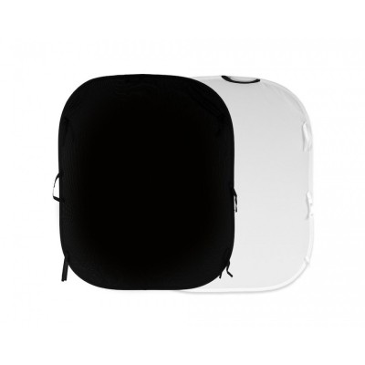 FONDO PLEGABLE LISO DOBLE CARA 1.8 X 2.15 M BLANCO/ NEGRO  MANFROTTO - LLLB5921