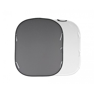 FONDO PLEGABLE DOBLE CARA BLANCO /GRIS MEDIO 1.80 X 2.15 M MANFROTTO - LLLB67GW