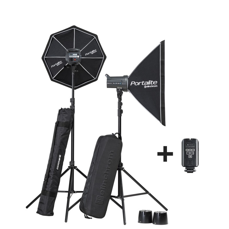 KIT ELINCHROM COMPACTO D-LITE RX 4/4 SOFTBOX TO GO - EL20839.2