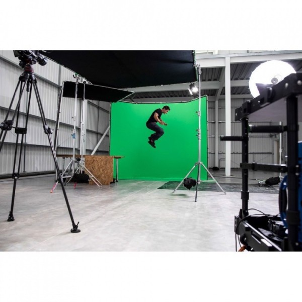 FONDO CHROMA KEY FX KIT TELA DE FONDO VERDE O AZUL 4 X 2,9M CON MARCO DE ALUMINIO MANFROTTO - MFMLBG4301K / MFMLBG4301KB