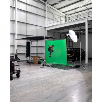 FONDO CHROMA KEY FX KIT TELA DE FONDO VERDE O AZUL 4 X 2,9M CON MARCO DE ALUMINIO MANFROTTO - MFMLBG4301K / MFMLBG4301KB