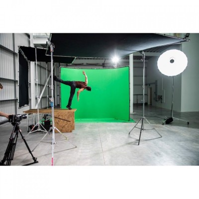 FONDO CHROMA KEY FX KIT TELA DE FONDO VERDE O AZUL 4 X 2,9M CON MARCO DE ALUMINIO MANFROTTO - MFMLBG4301K / MFMLBG4301KB