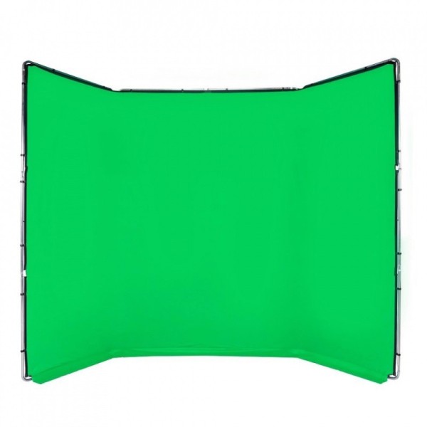 FONDO CHROMA KEY FX KIT TELA DE FONDO VERDE O AZUL 4 X 2,9M CON MARCO DE ALUMINIO MANFROTTO - MFMLBG4301K / MFMLBG4301KB