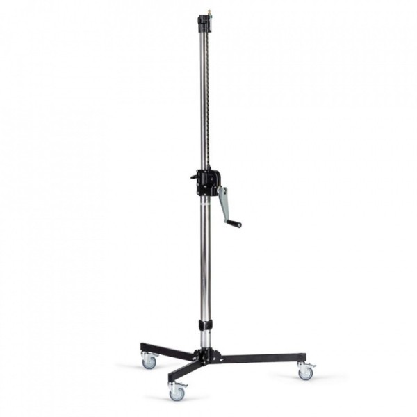 PIE DE ESTUDIO BASE BAJA WIND UP 2 SECCIONES  DE ACERO MANFROTTO - MF083NWLB