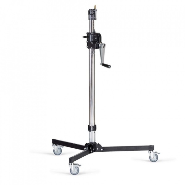 PIE DE ESTUDIO BASE BAJA WIND UP 2 SECCIONES  DE ACERO MANFROTTO - MF083NWLB