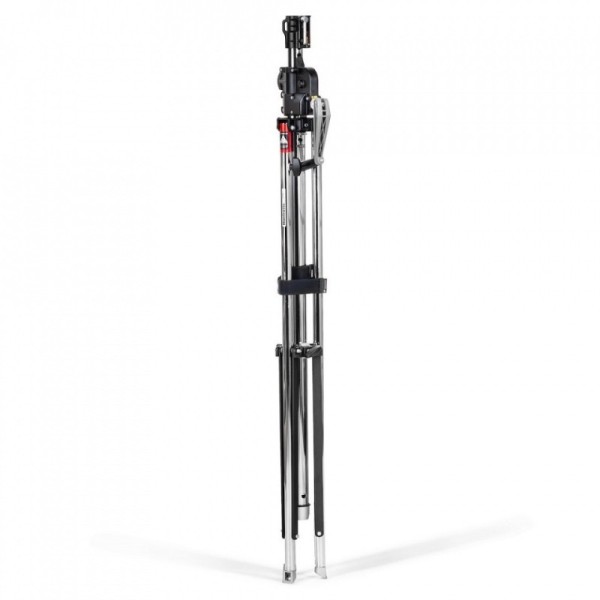 PIE DE ESTUDIO BASE BAJA WIND UP 2 SECCIONES  DE ACERO MANFROTTO - MF083NWLB