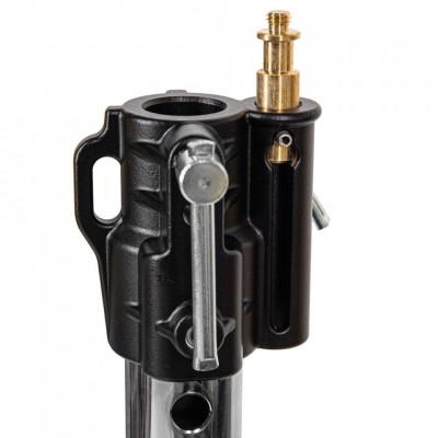 PIE DE ESTUDIO BASE BAJA WIND UP 2 SECCIONES  DE ACERO MANFROTTO - MF083NWLB