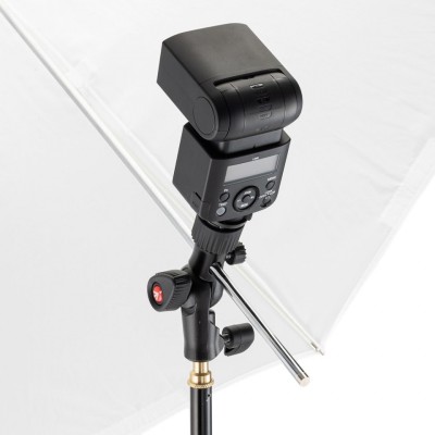 ROTULA BASCULANTE CON ZAPATA PARA PIE DE ESTUDIO MANFROTTO - MFMLH1HS-2