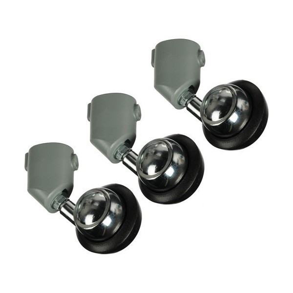 RUEDAS 'CASTER' SET 3 PARA TUBO HEMBRA 22MM MANFROTTO - MF018