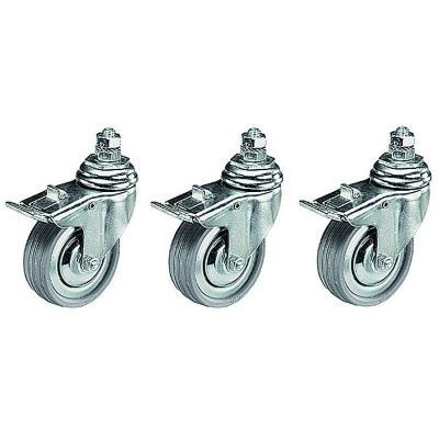 RUEDAS 75MM CON FRENOS SET 3 CONECTOR M10 MANFROTTO - MF104