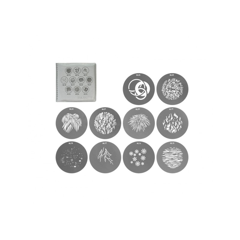 GOBOS JUEGO DE 10 SET 2 PARA NANLITE FORZA 60/60B/150 - NAASGBFMMSET2