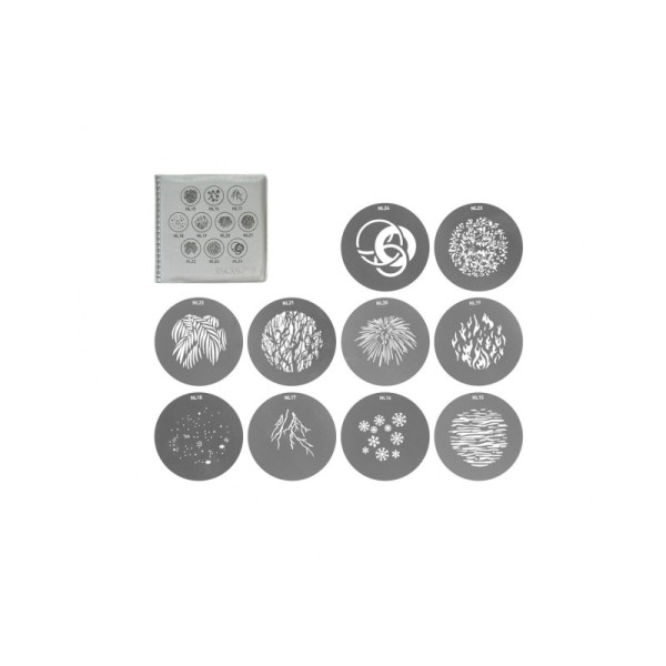 GOBOS JUEGO DE 10 SET 2 PARA NANLITE FORZA 60/60B/150 - NAASGBFMMSET2