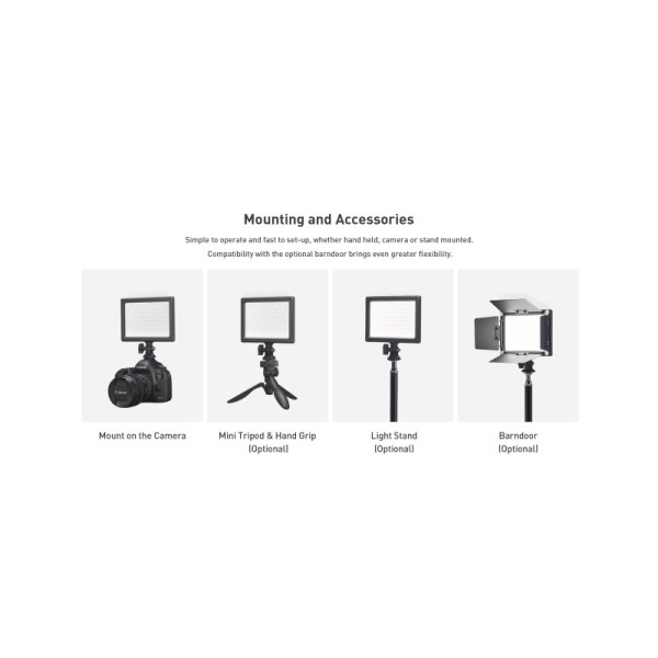 NANLITE MIXPAD II 11C CON ADAPTADOR A RED