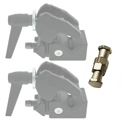ESPIGOTE  DE UNIÓN PARA 2 SUPER PINZA MF035 EN ÁNGULO RECTO MANFROTTO- MF061RA