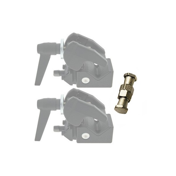 ESPIGOTE  DE UNIÓN PARA 2 SUPER PINZA MF035 EN ÁNGULO RECTO MANFROTTO- MF061RA
